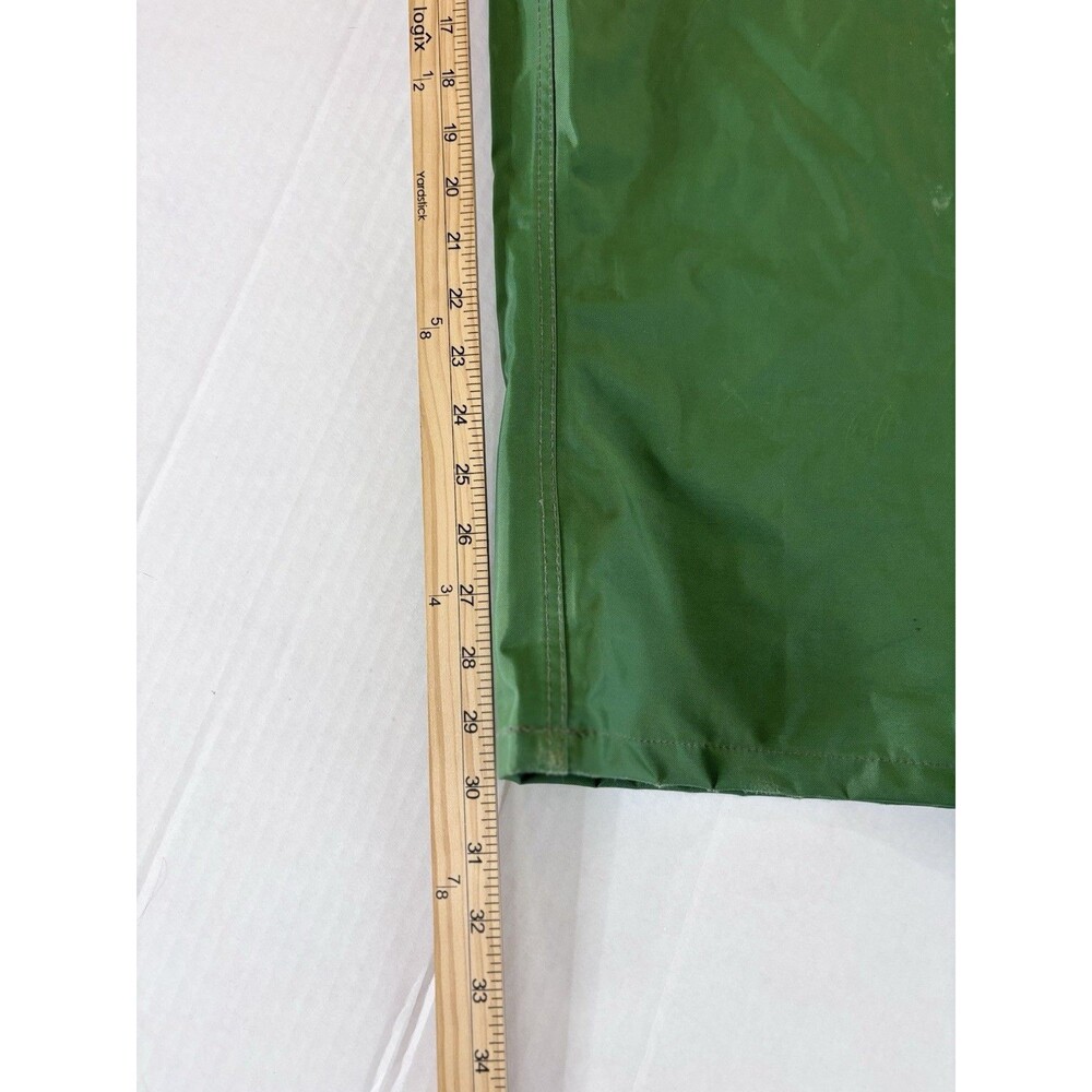 Watershed 300 Series Waterproof Rain Suit Jacket L Pants Green Hooded USA Made - Picture 16 of 16